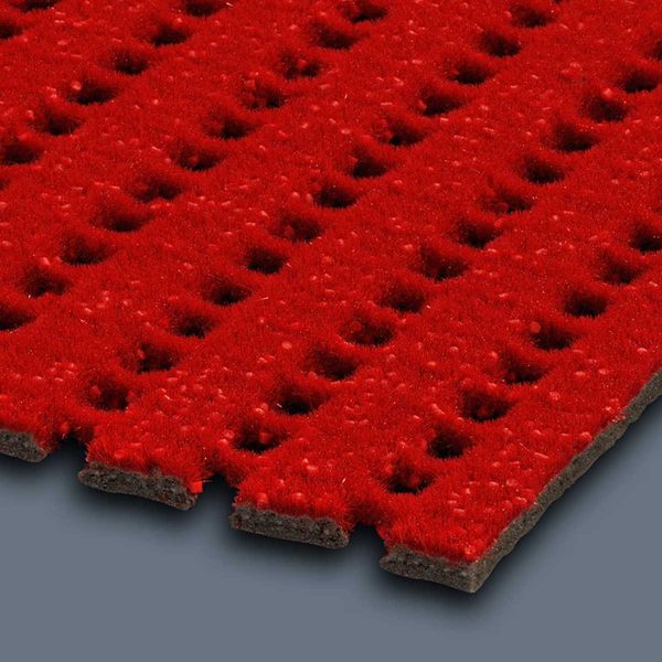 Antislip runner Soft mat red