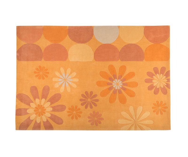 Modern Carpet Flowers & Dots 170x240 cm