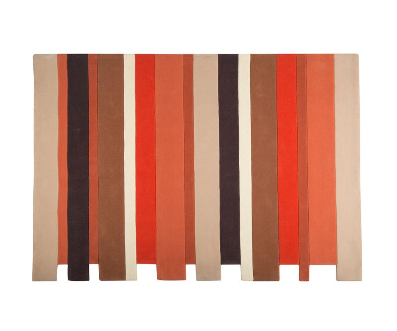 Modern Carpet Hand by Bars 170x240 cm