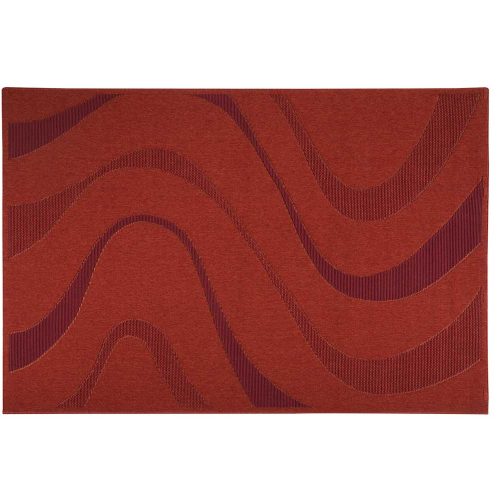 Modern Carpet Sculpure 2596-407 Red 0,80x1,50