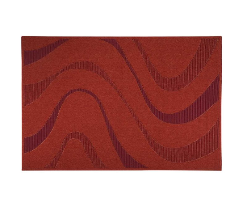 Modern Carpet Sculpure 2596-407 Red 0,80x1,50