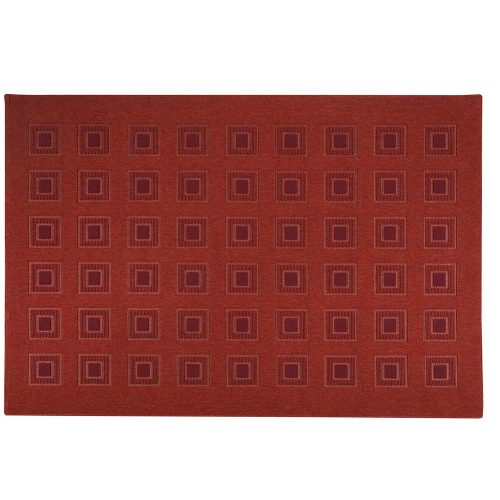 Modern Carpet Sculpure 2612-407 Red 0,80x1,50