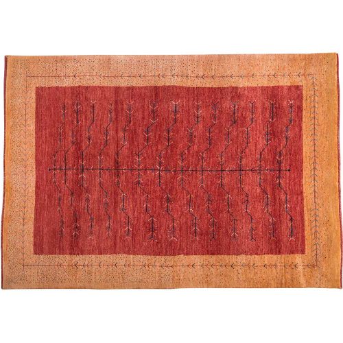 Modern Handmade Carpet Gabbeh Rizbaff 1,72x2,41cm