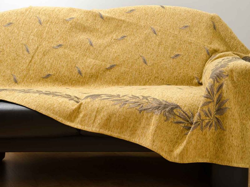 Chenille Cover Dafni Gold 2.10x2.40